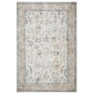 Surya Avellino 10" x 14" Light Beige, Light Gray, Tan, Gray, Deep Teal and Light Olive Area Rug, , large