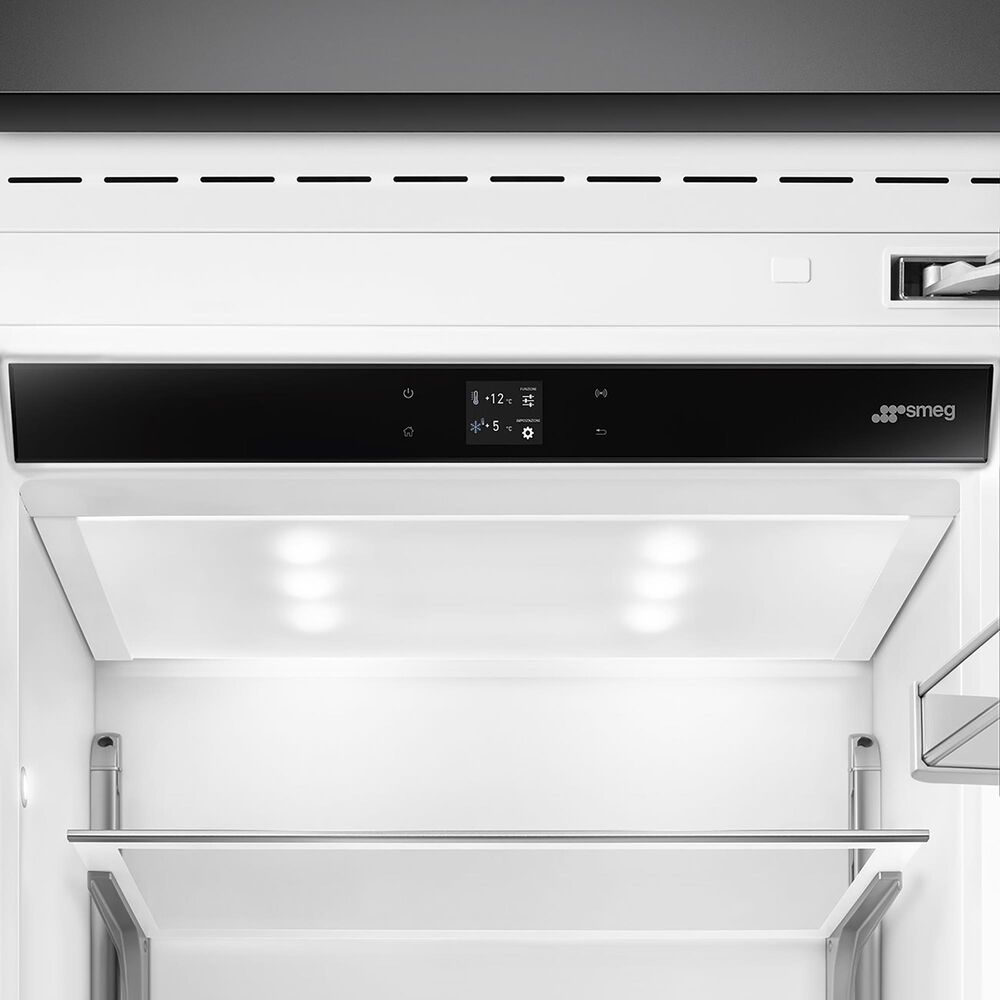 SMEG 19.64 Cu. Ft. Built-In Bottom Mount Refrigerator with Right Hinge in Stainless Steel, , large