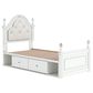 Ashley Kozlani 4-Piece Twin Panel Storage Bedroom Set in Matte White, , large