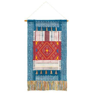 Surya Zendaya Wall Hanging in Blue, , large