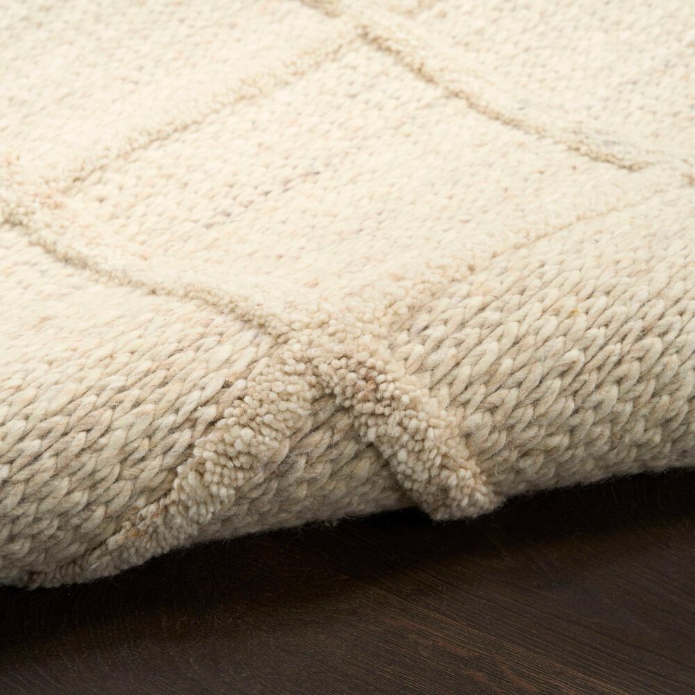 Nourison Pure Framework Sand 9'6" x 13'6" Area Rug, , large
