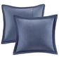 Hampton Park Noble 8-Piece Queen Cotton Comforter Set in Blue, , large