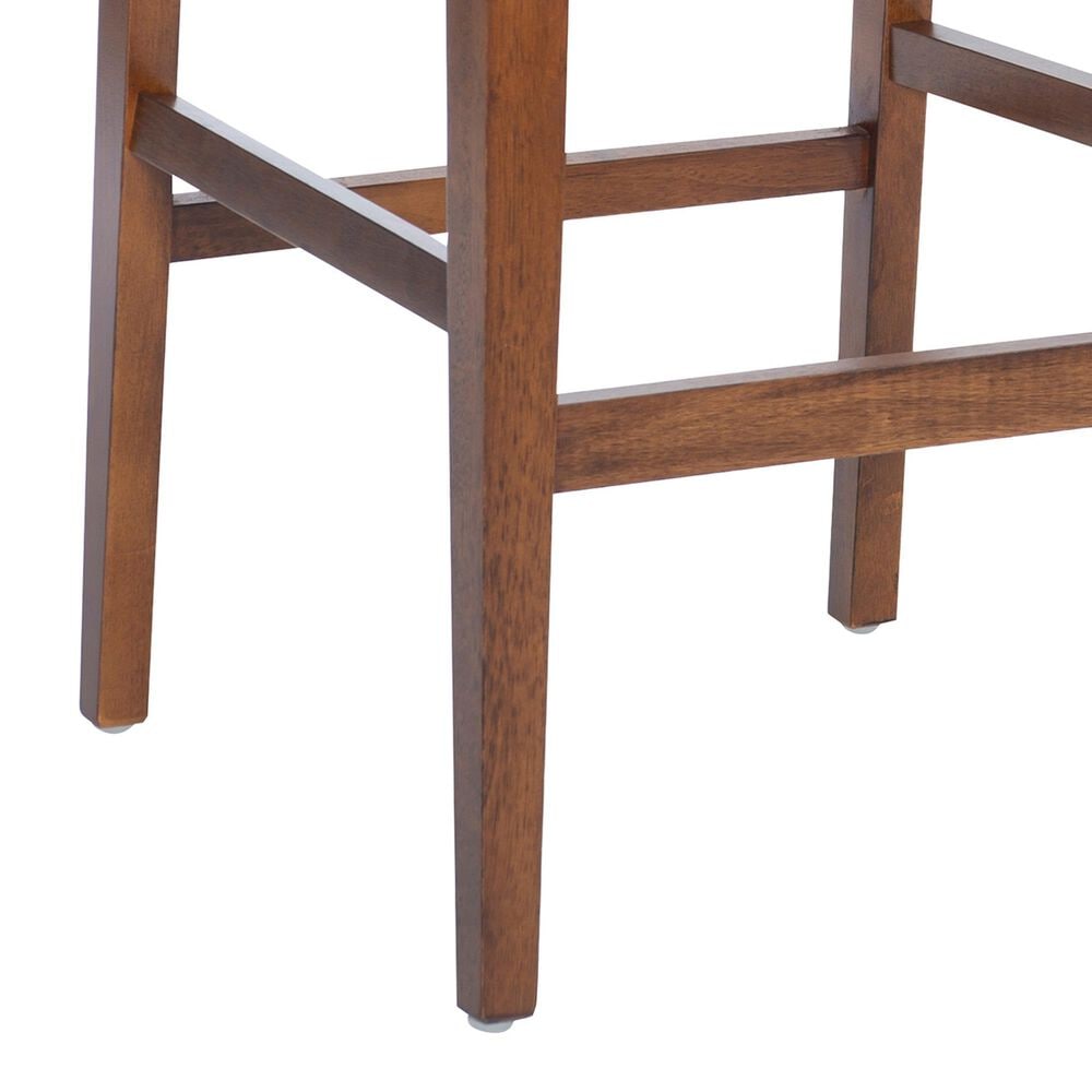 Linon Home Decor Cadence Bar Stool in Brown and Natural (Set of 2), , large