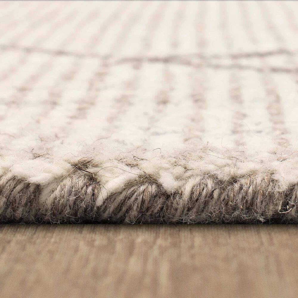 Karastan Tangier RG187-620 9&#39; x 12&#39; Tribal Diamond Silver Area Rug, , large