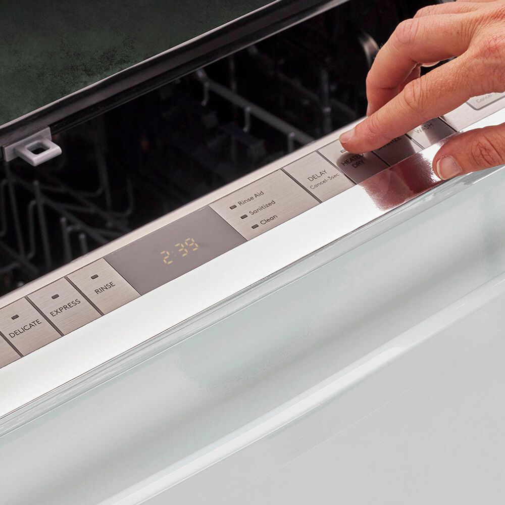 Unique Appliances Classic Retro 24" Top Control Dishwasher in Marshmallow White, , large