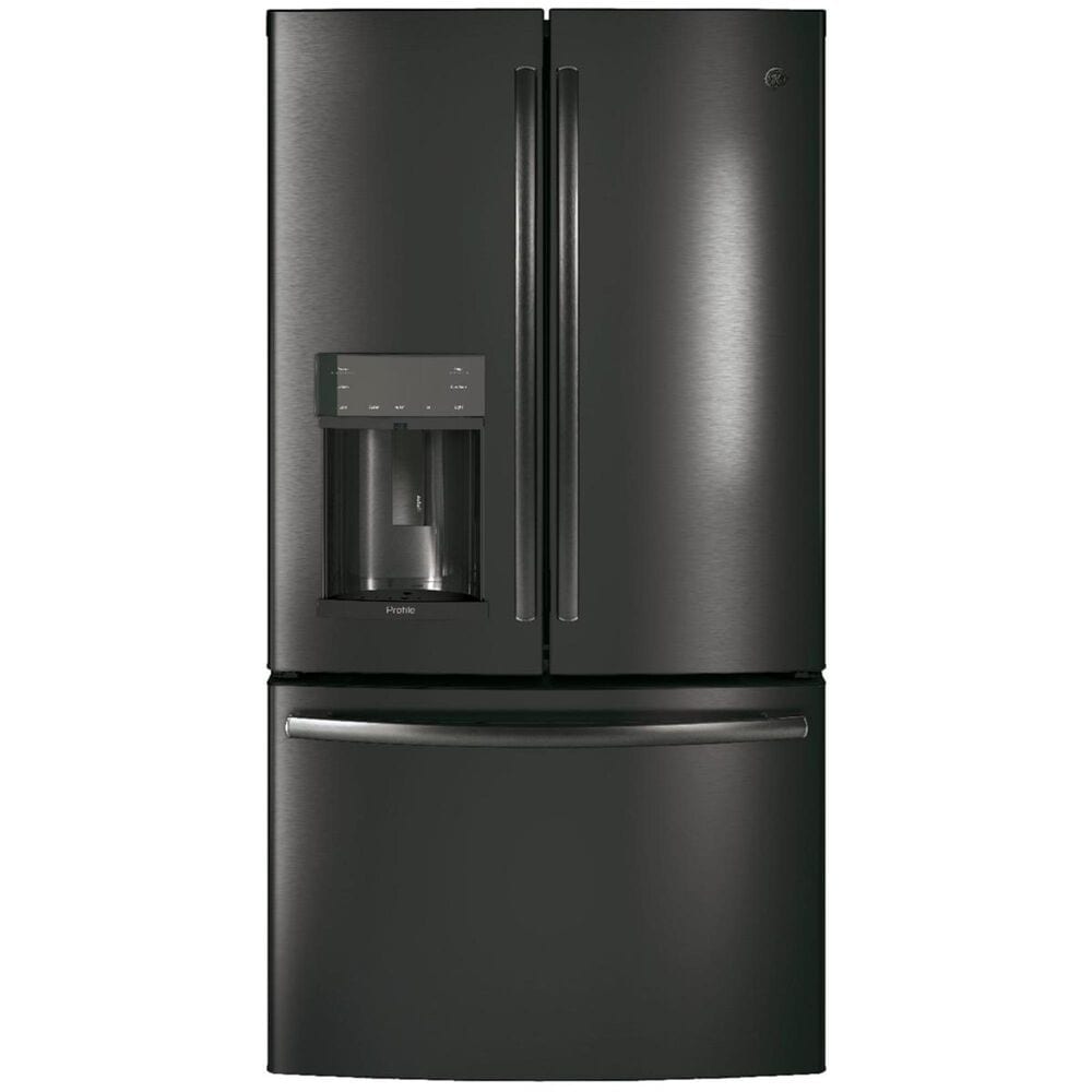 GE Profile 22.2 Cu. Ft. Counter-Depth French Door Refrigerator in Black Stainless , , large