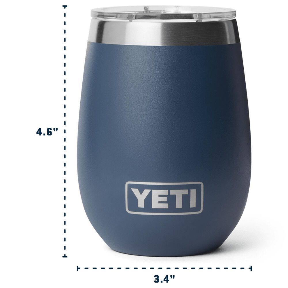YETI Rambler 10 Oz Wine Tumbler with MagSlider Lid in Rescue Red, , large