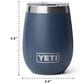 YETI Rambler 10 Oz Wine Tumbler with MagSlider Lid in Rescue Red, , large