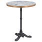 Zuo Modern Gazebo 24" Round Dining Table Black, Gold and Gray - Table Only, , large