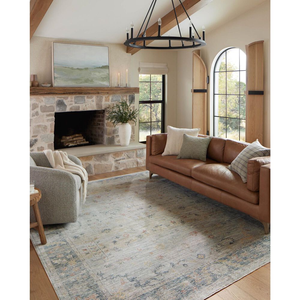 Magnolia Home Millie 9&#39;6&quot; x 13&#39;1&quot; Slate and Multicolor Area Rug, , large