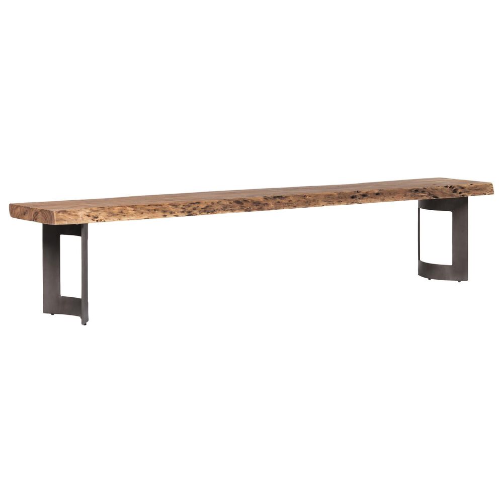 Moe"s Home Collection Bent Bench in Brown, , large