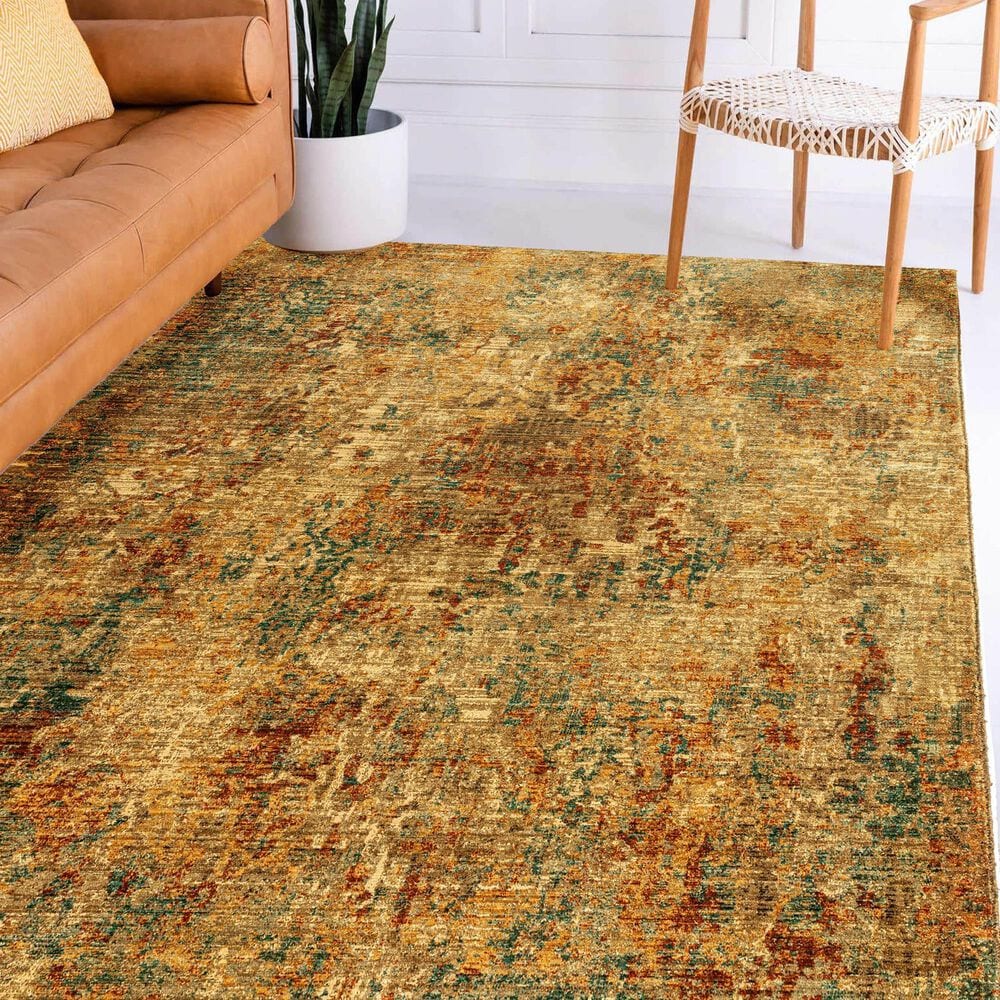 Dalyn Rug Company Lomita LO4 8&#39; x 10&#39; Gold Area Rug, , large