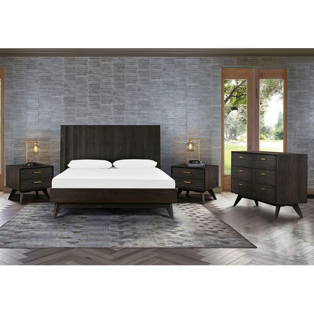 Blue River Baly 4-Piece Queen Loft Bed Set in Brushed Brown-Gray, , large