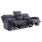 Steve Silver Lovell Power Reclining Sofa in Charcoal, , large