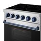 Thor Kitchen Gordon Ramsay 30" Professional Electric Range with Navy Blue Handle Kit in Stainless Steel, , large