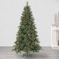 The Gerson Company 6" Pre-Lit Cashmere Pine Christmas Tree in Green, , large