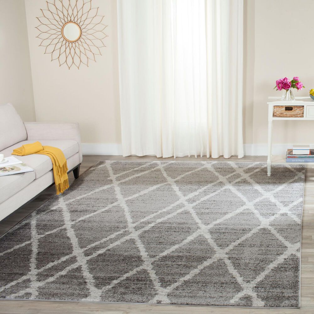 Safavieh Adirondack ADR128B 10&#39; x 14&#39; Ivory and Silver Area Rug, , large