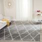 Safavieh Adirondack ADR128B 10" x 14" Ivory and Silver Area Rug, , large