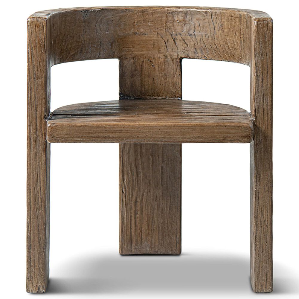 Jennifer Taylor Home Soren Arm Chair in Heritage Medium Dark Brown, , large