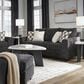 Ashley Loreo Stationary Queen Sofa Sleeper in Ebony, , large