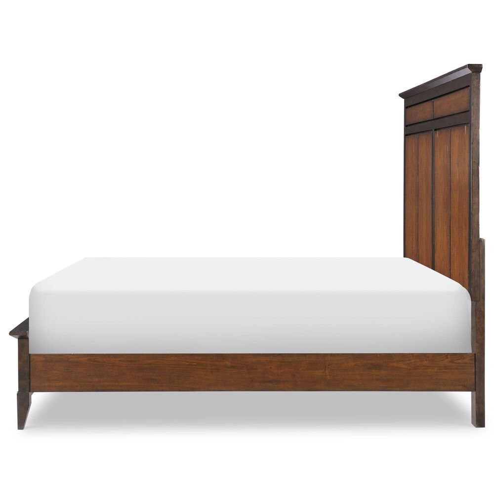 Legacy Classic Fenmore 3-Piece Queen Panel Bedroom Set in Mocha and Distressed Cherry, , large
