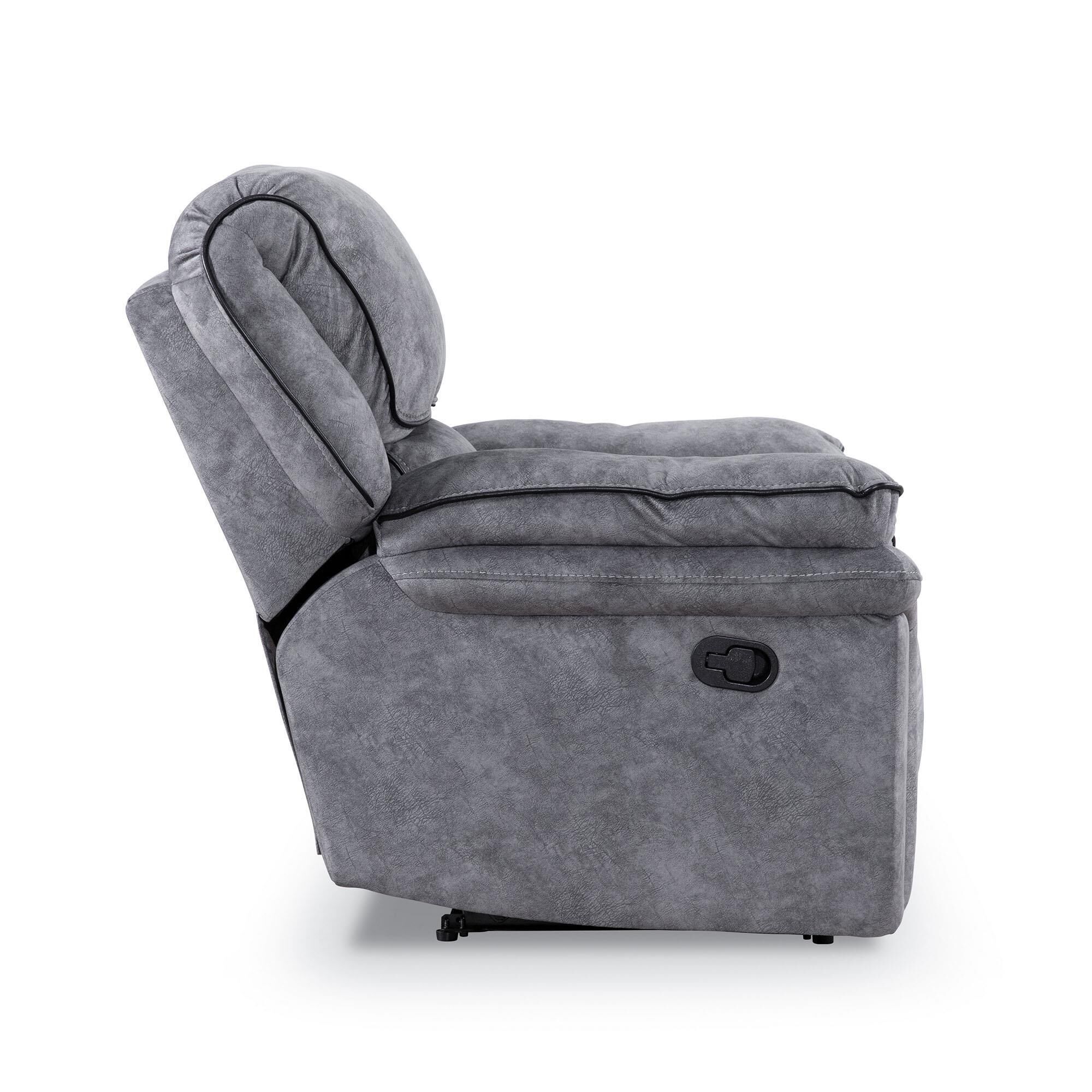 Furniture of America Byron 3-Piece Manual Reclining Living Room
