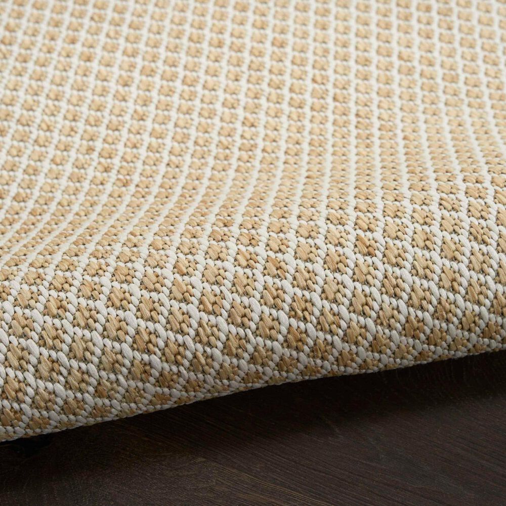 Nourison Courtyard Natural 8&#39; x 10&#39; Indoor/Outdoor Area Rug, , large