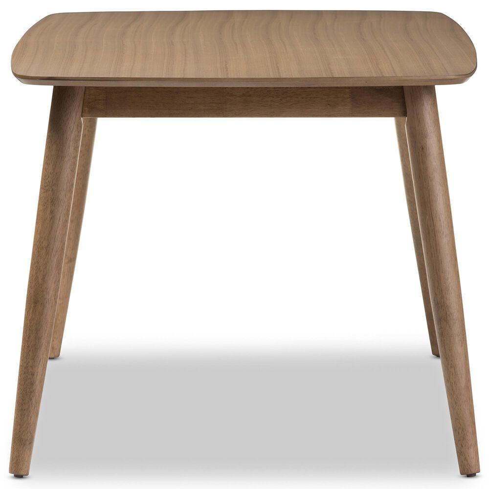 Baxton Studio Edna Dining Table in Light Brown - Table Only, , large