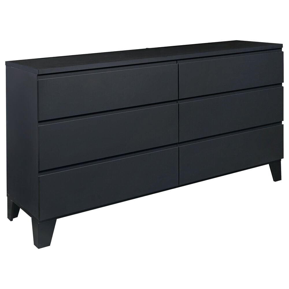 Loft District Metrica 6 Drawer Dresser in Softwelle Lava, , large