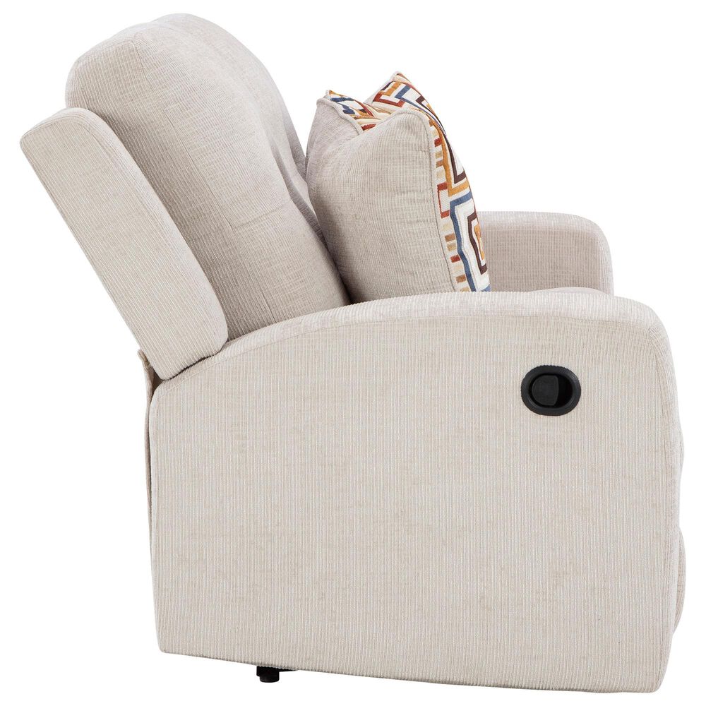Ashley Danum Manual Reclining Loveseat in Stone, , large