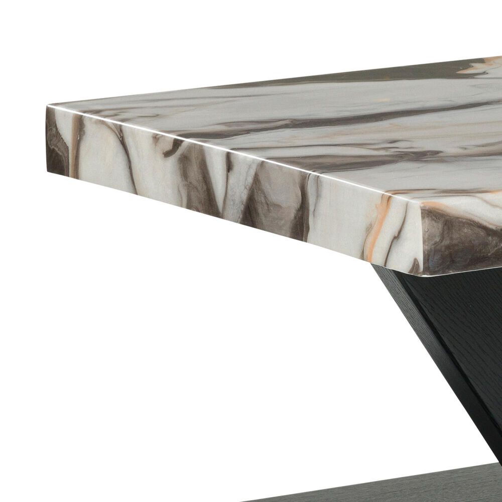Ashley Cendill 3-Piece Occasional Table Set in Dark Brown, White and Black, , large