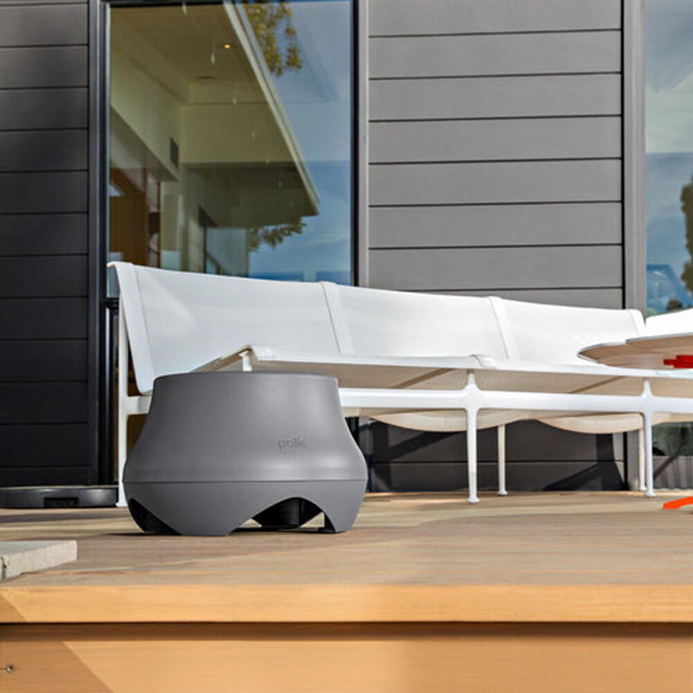 Polk Atrium SUB100 Outdoor Passive Subwoofer - Gray, , large