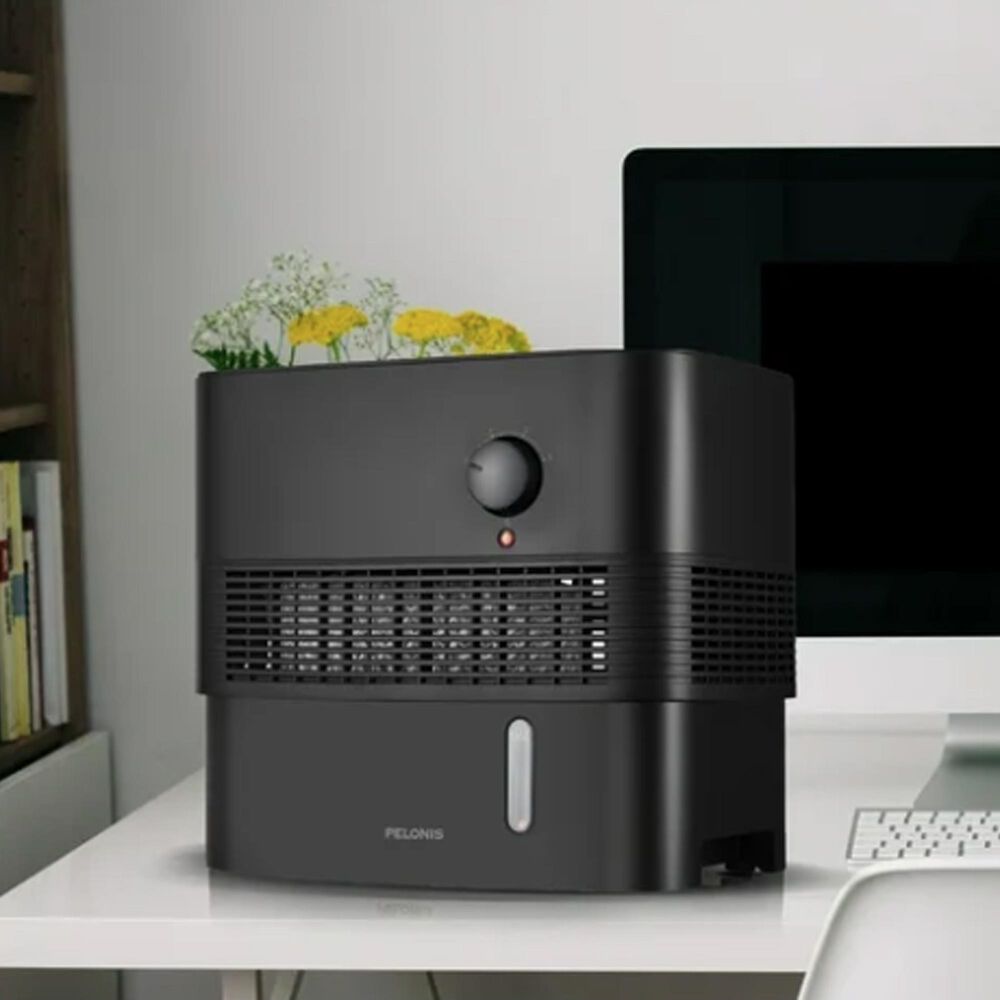 Pelonis 1-Gallon Evaporative Humidifier in Black, , large