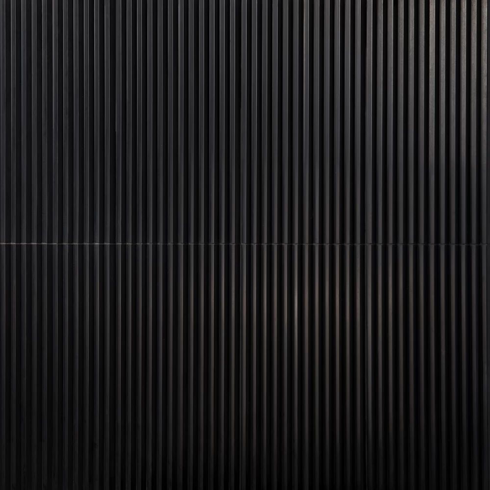 Soho Studio Carver Peak Nero 12" x 24" Satin Semi-Polished Marble Tile, , large