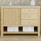 James Martin Vanities Marigot Single 48" Single Vanity in Sun-washed Oak with 3 cm Lime Delight Quartz Top, , large