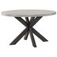 Mayberry Hill Axel 52" Round Dining Table in Espresso and Light Grey, , large