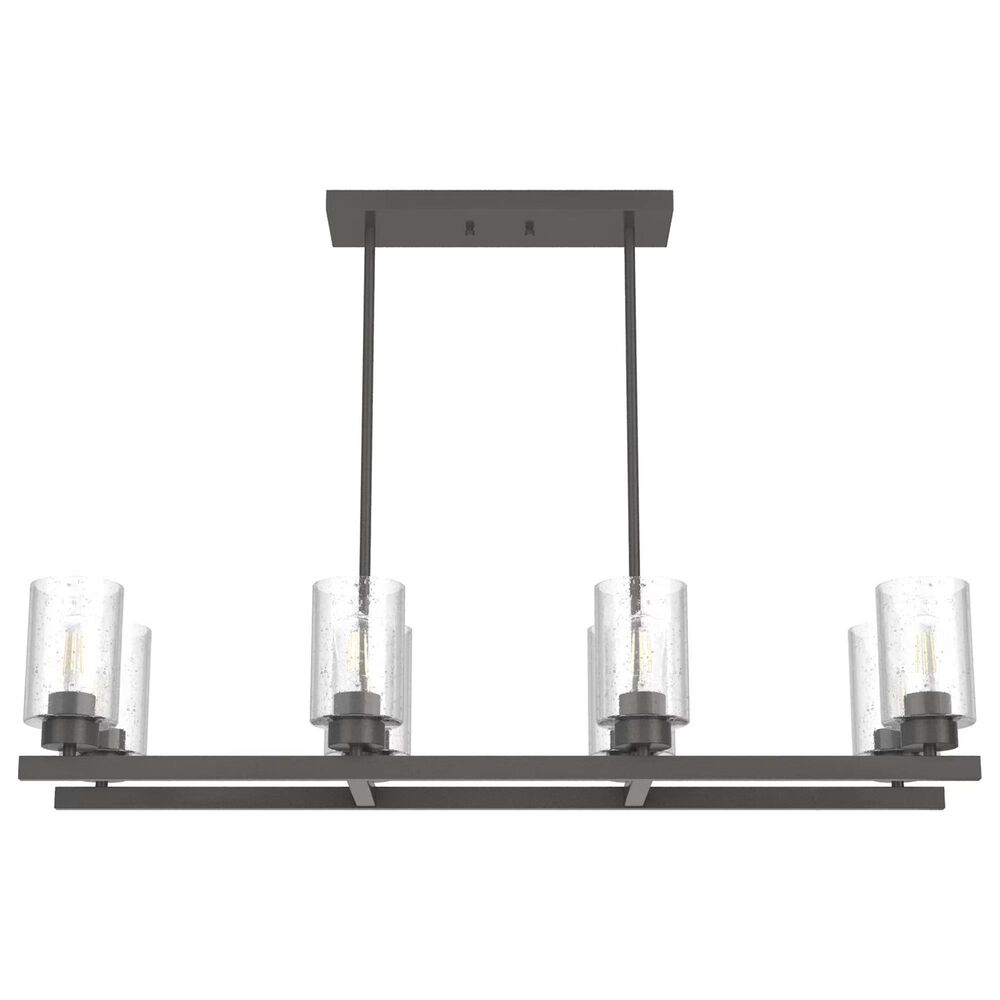 Hunter Hartland 8-Light Linear Chandelier in Noble Bronze, , large