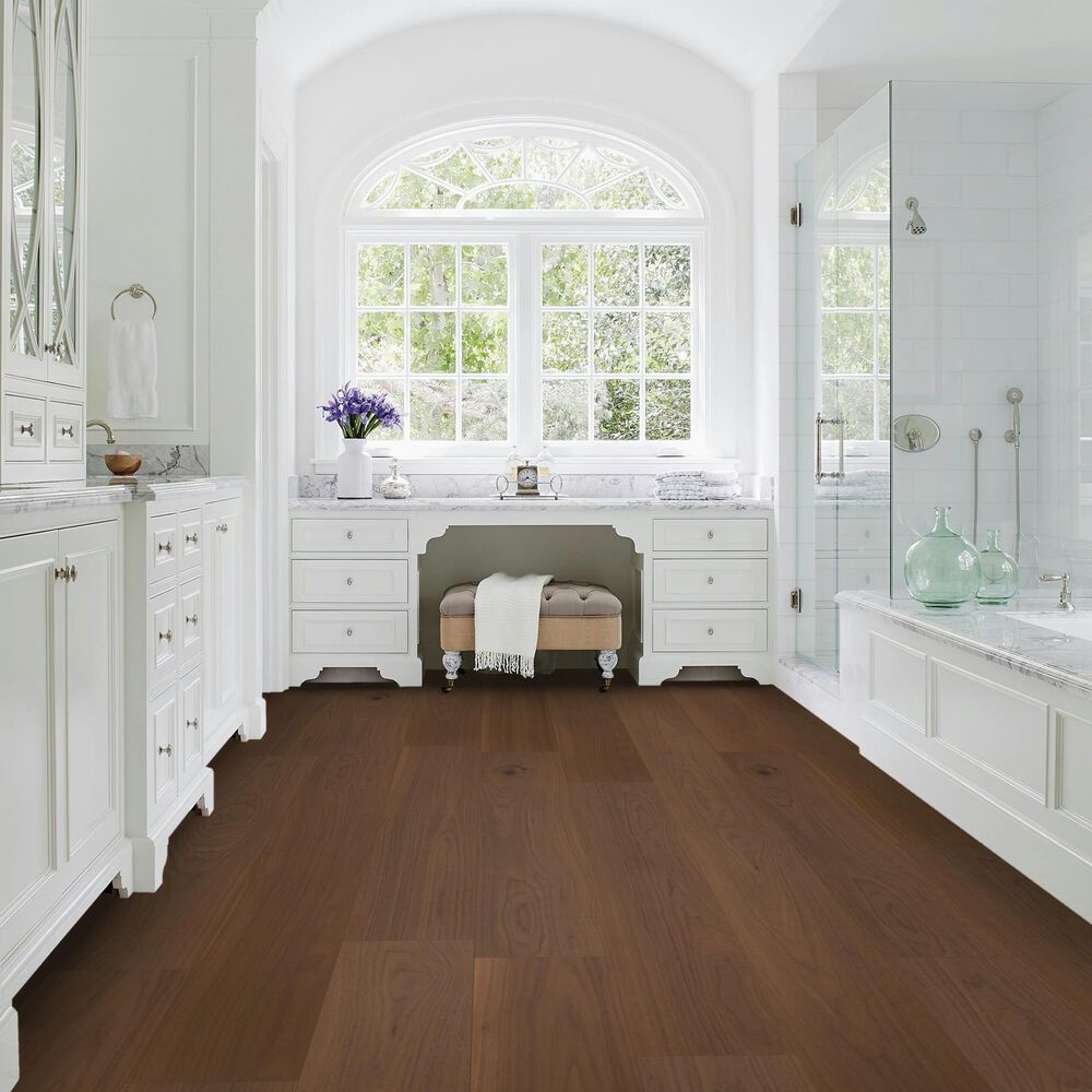 Karastan Danbury Alcove Cocoa Rich Walnut 9&quot; x 81&quot; Laminate, , large