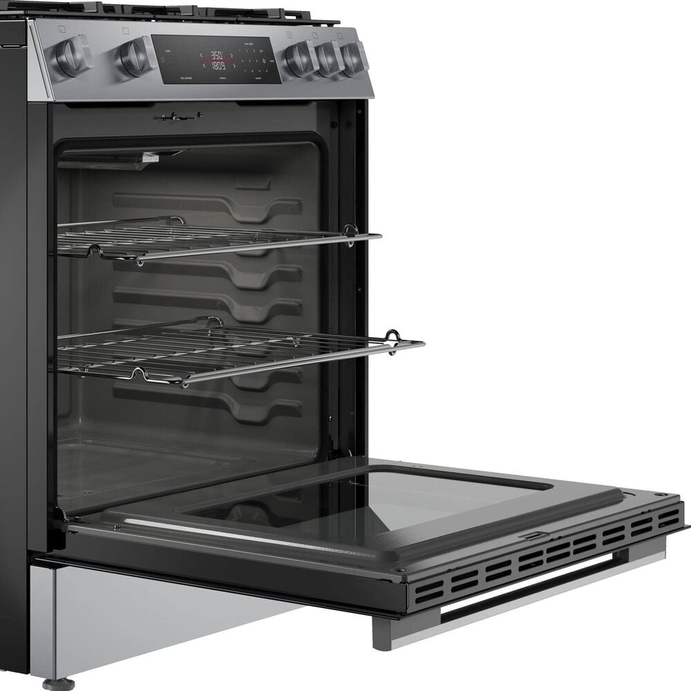 Bosch 100 Series 5.8 Cu. Ft. Freestanding Gas Range in Stainless Steel, , large