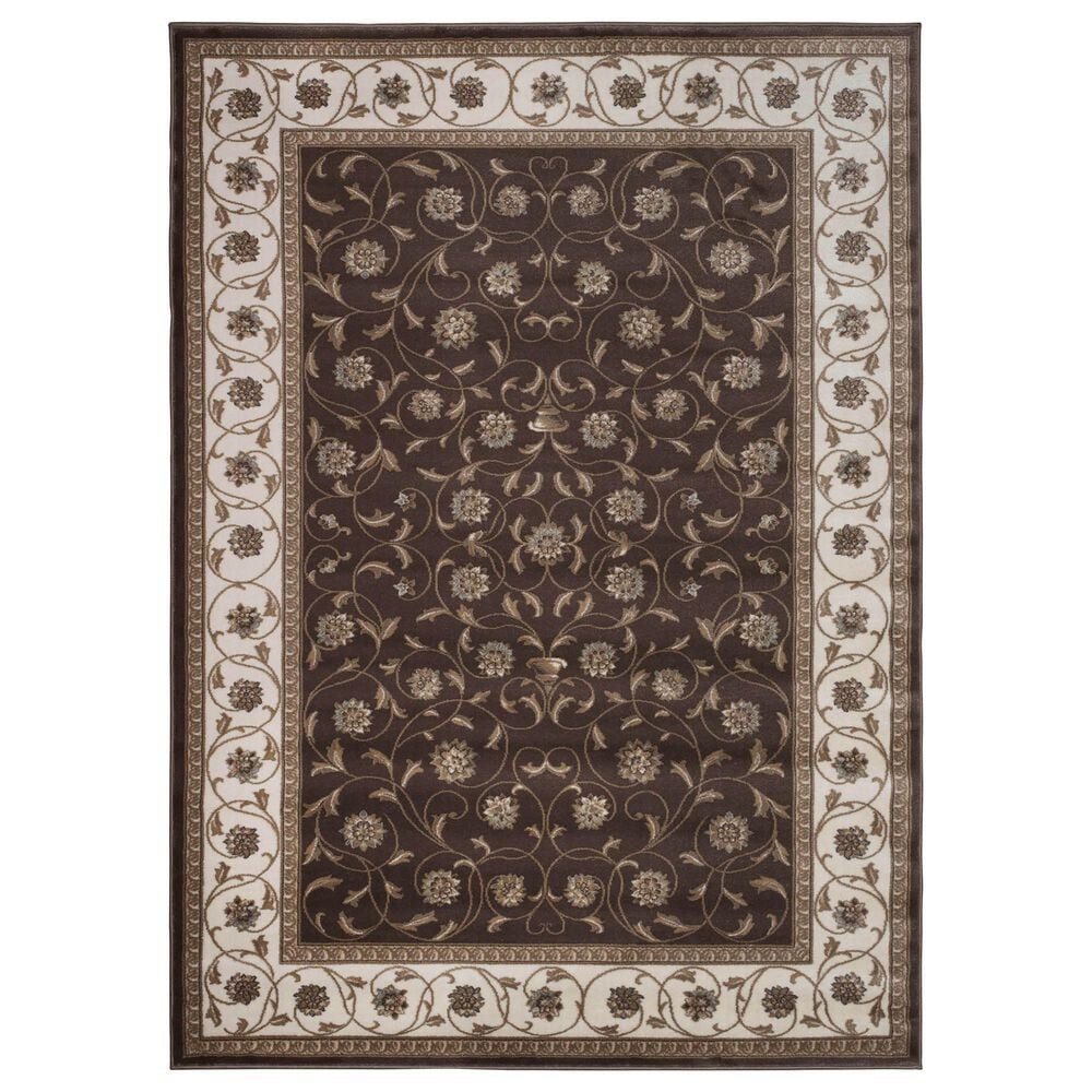 Radici USA Pisa 3743 Brown 5"3" x 7"3" Area Rug, , large