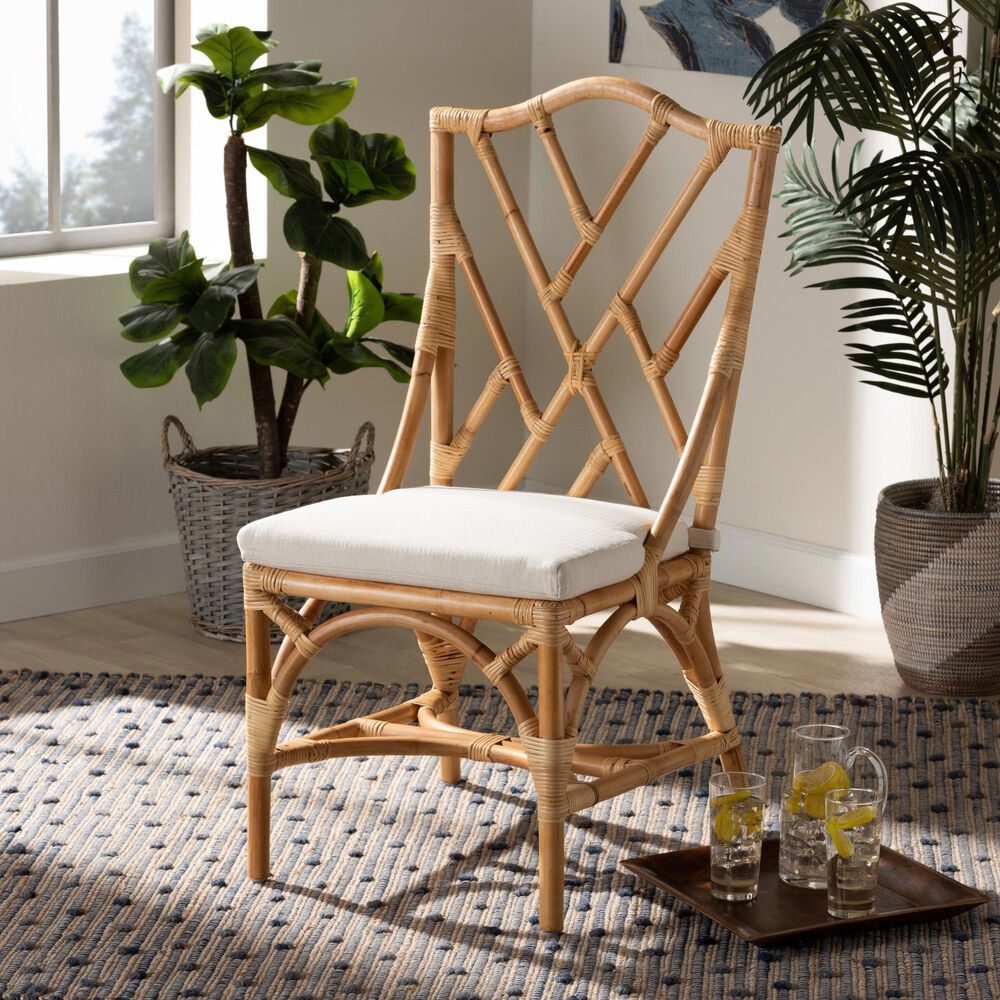 Baxton Studio Sonia Side Chair in Natural, , large