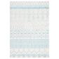 Safavieh Tulum 3" x 5" Ivory and Turquoise Area Rug, , large