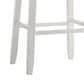 Armen Living Iyani Bar Height Stool in White, , large