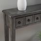 Linon Home Decor Sadie Console Table in Distressed Dark Grey, , large