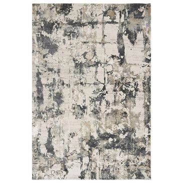 Kas Oriental Rugs Generations Watercolors 12" x 15" Ivory and Grey Area Rug, , large