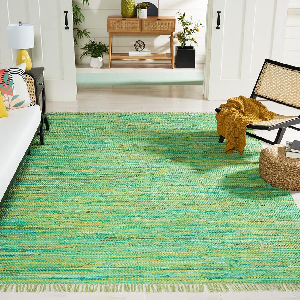Safavieh Montauk MTK251 8&#39; x 10&#39; Green Area Rug, , large