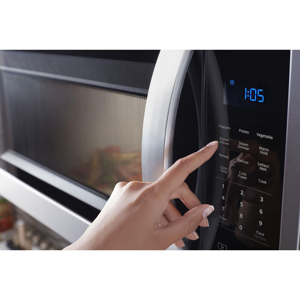 Whirlpool 1.9 Cu. Ft. Capacity Steam Microwave with Sensor Cooking in Stainless Steel, , large