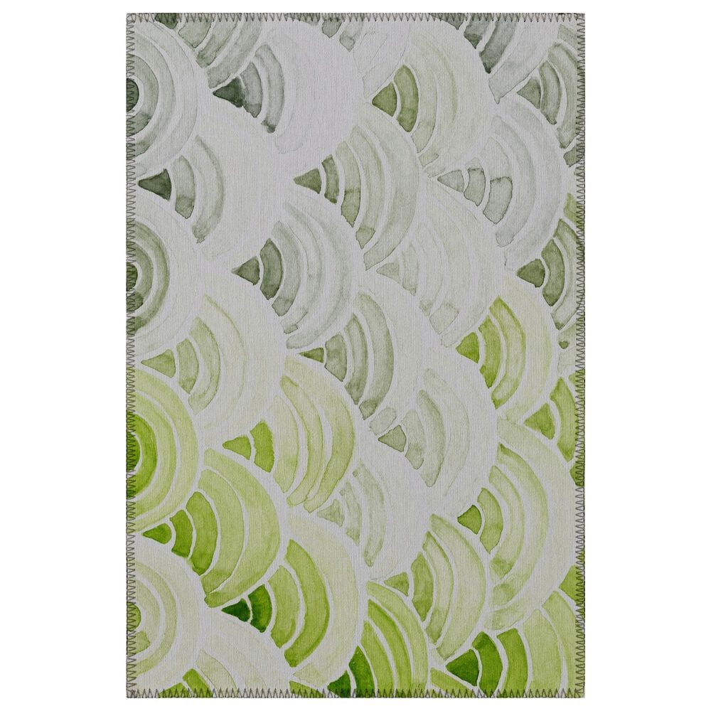 Dalyn Rug Company Seabreeze Geometric 2"6" x 3"10" Lime-in Area Rug, , large