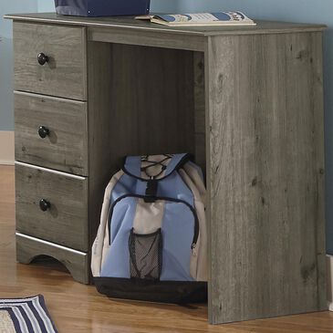 Lemoore Essential 3-Drawer Student Desk in Weathered Gray Ash, , large