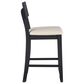 Linon Home Decor Jorissen Counter Stool in Dark Charcoal, , large